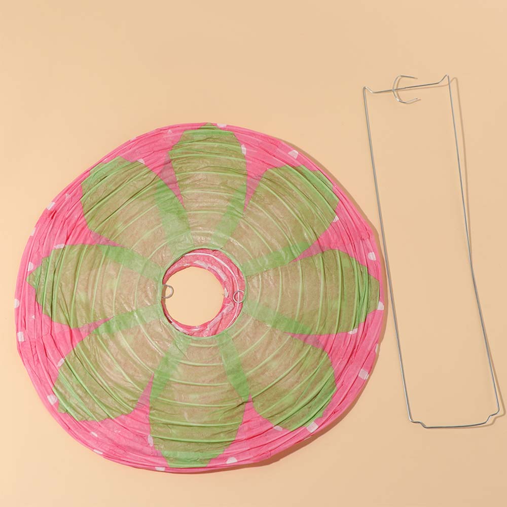 Japanese Lantern Paper - 3D ピンクイチゴランタン ハンドヘルドフルーツテーマペーパーランタンオーナメント 特殊形状吊り下げランタンボール DIY 幼稚園