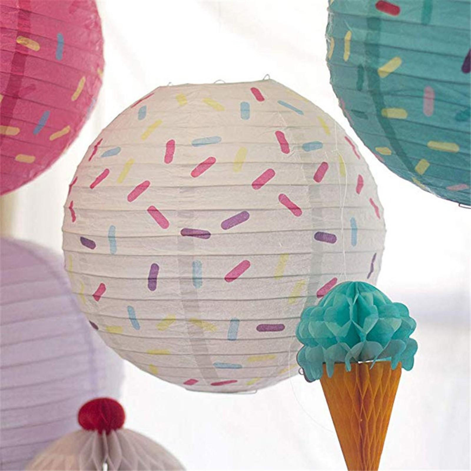 Japanese Lantern Paper - ペーパーランタン：丸型の中国・日本風ペーパーランタン、結婚式、誕生日、パーティー用の装飾的なボールランタン