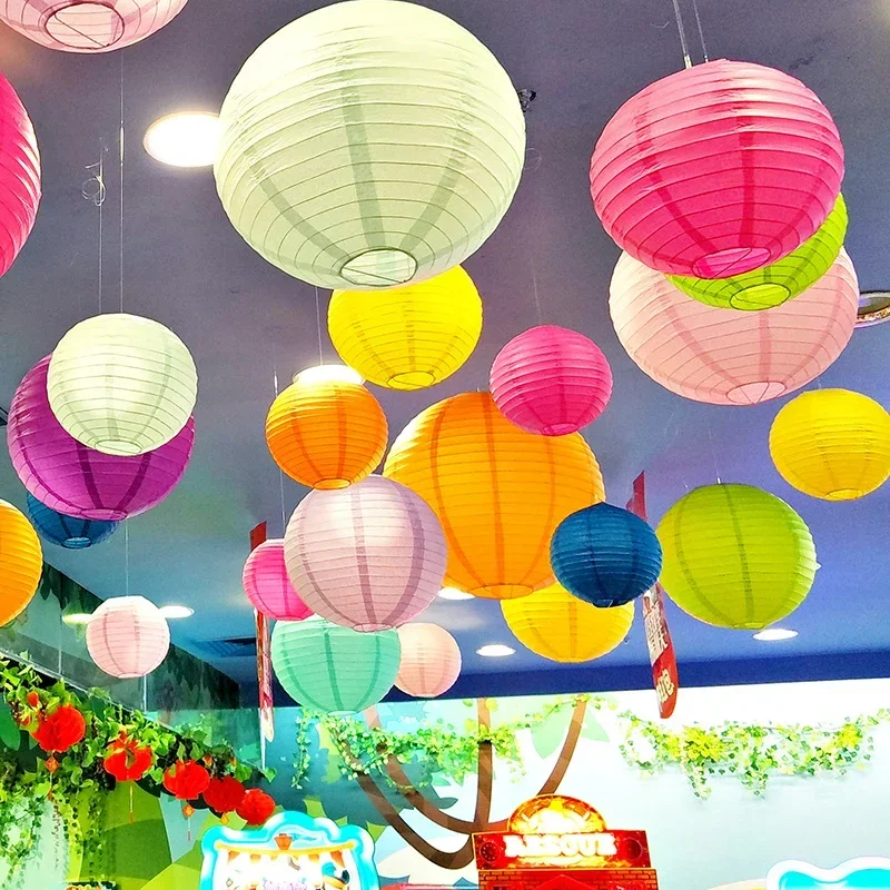 多色中国紙提灯 15-20-25-30-35-40cm 結婚 - Japanese Lantern Paper のレビューと価格
