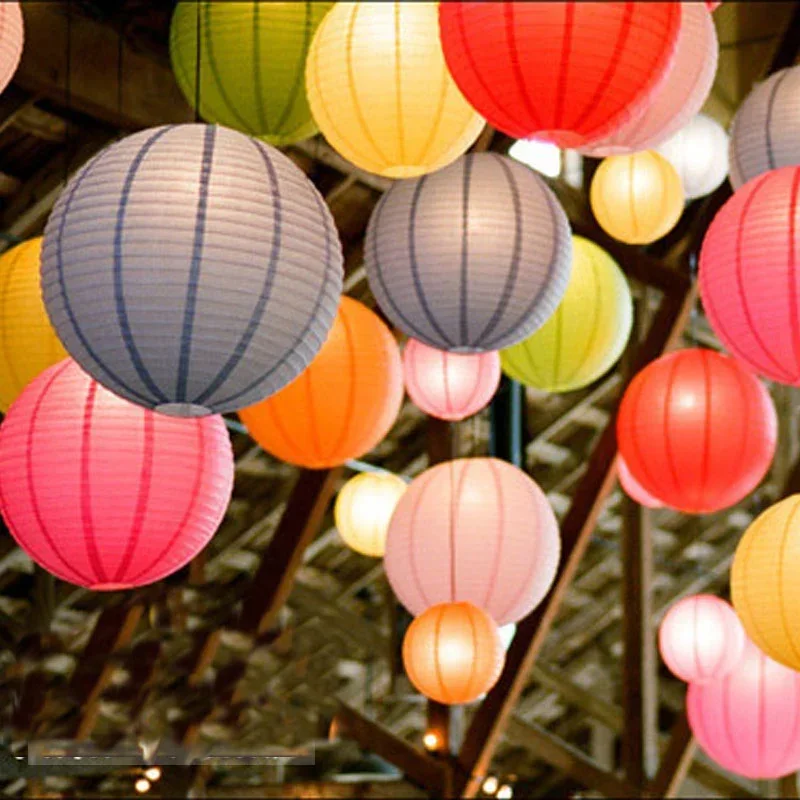 多色中国紙提灯 15-20-25-30-35-40cm 結婚 - Japanese Lantern Paper のレビューと価格