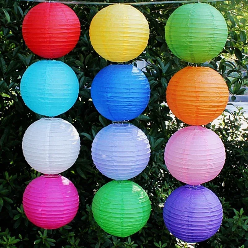 多色中国紙提灯 15-20-25-30-35-40cm 結婚 - Japanese Lantern Paper のレビューと価格