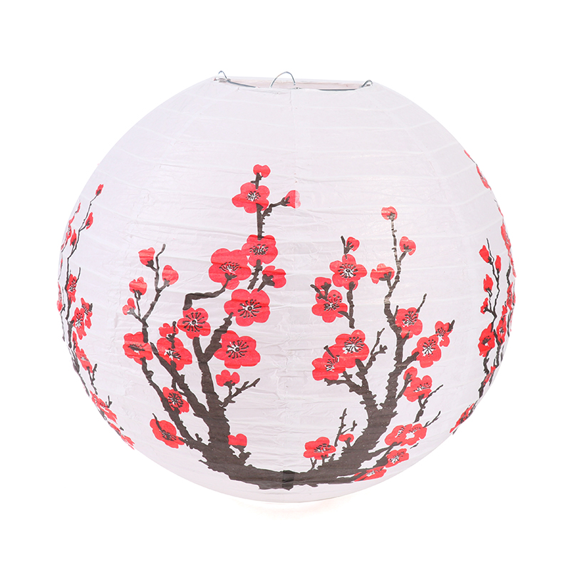 1PC 梅提灯中国和風ハンギングランプ屋外ガーデン結婚式ホリ - Japanese Lantern Paper のレビューと価格