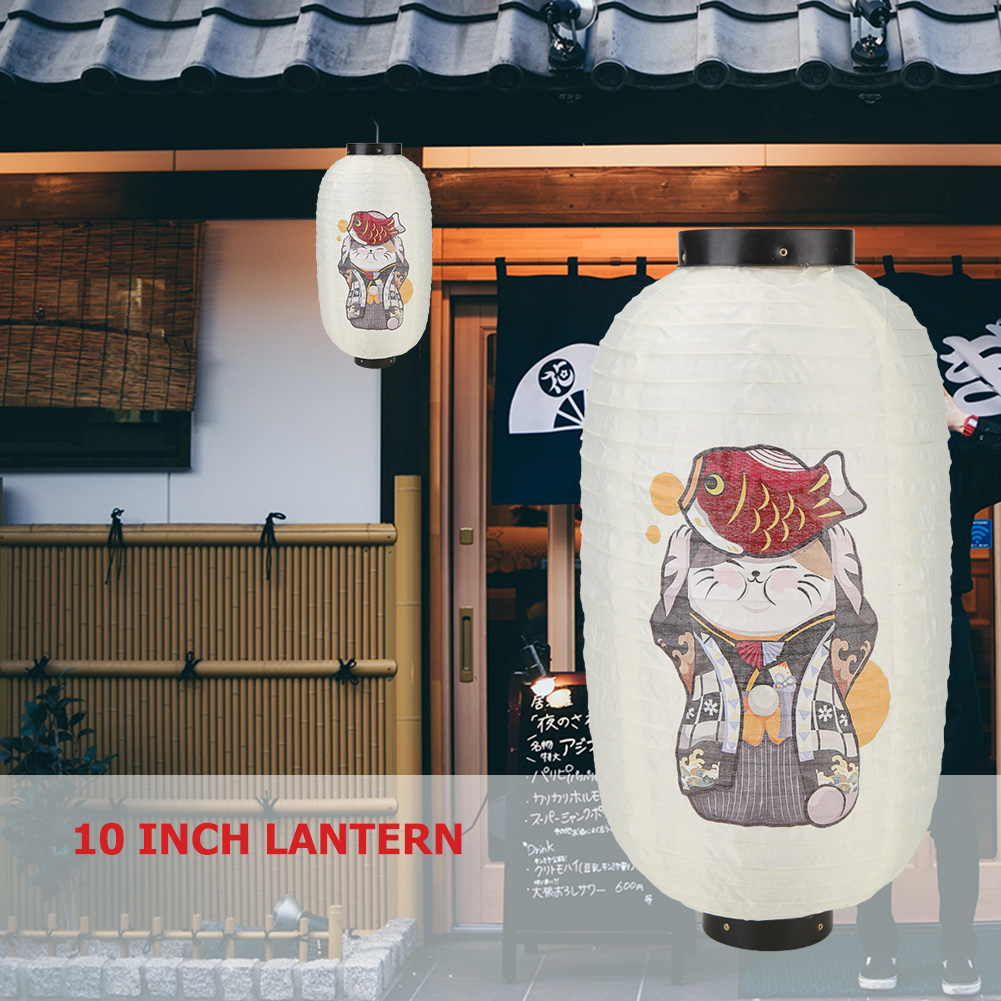ラッキーキャット-日本のスタイルのランタン、防水ランタン、レ - Japanese Lantern Paper のレビューと価格