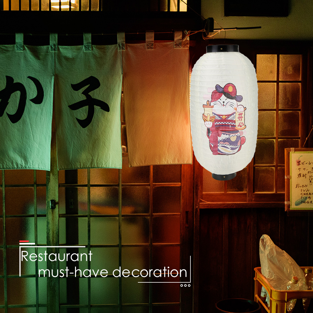 ラッキーキャット-日本のスタイルのランタン、防水ランタン、レ - Japanese Lantern Paper のレビューと価格